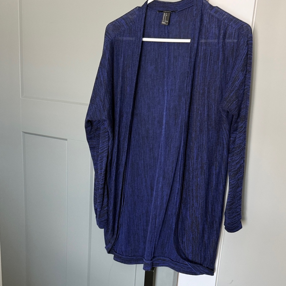 Forever 21 Deep Blue Knit Cardigan